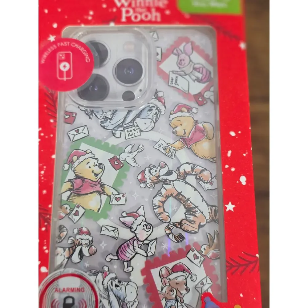 Disney Iphone 16 Pro Max Winne The Pooh Christmas Themed Phone Case NIB